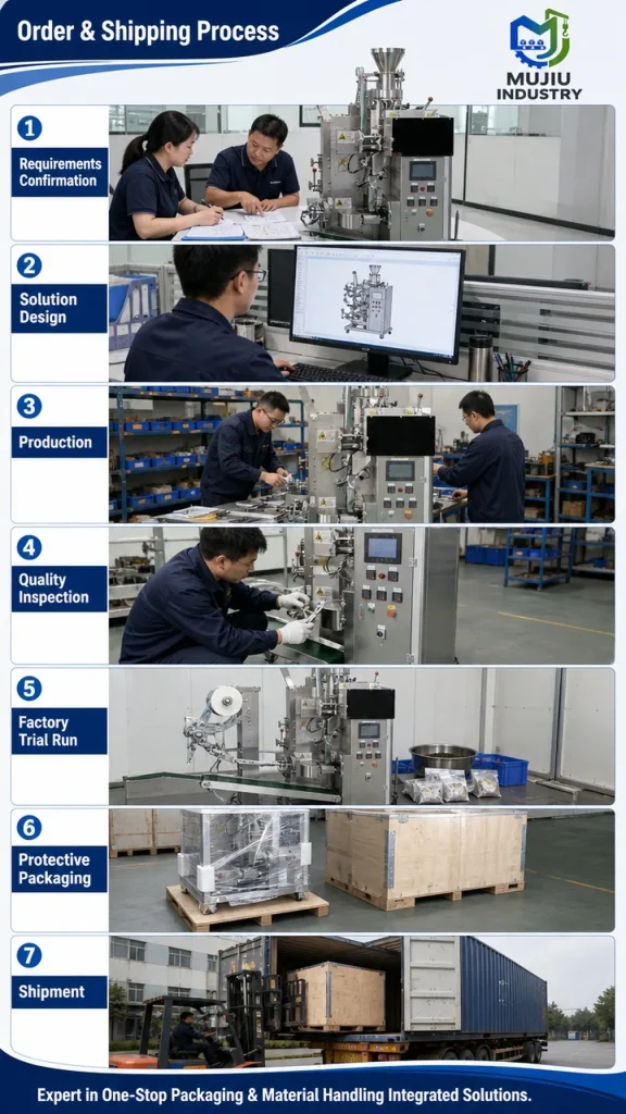 MUJIU HC-169 Automatic Inner and Outer Tea Bag Packing Machine with Tag and Thread Sealing Machine - Detail image 6