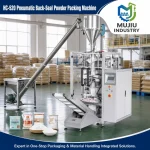 MUJIU HC-520 Pneumatic Back-Seal Powder Packing Machine Automatic Vertical Form Fill Seal Machine with Screw Feeder - Main image 5
