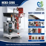MUJIU HCB3-320S High-Speed Bucket-Type Vertical Packing Machine Automatic Back-Seal Sachet Packing Machine for Snacks - Main image 3