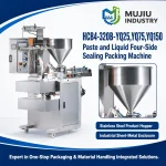 MUJIU HCB4-320B-YQ25/YQ75/YQ150 Automatic Paste and Liquid Four-Side Sealing Packing Machine Sachet Filling Machine - Main image 4