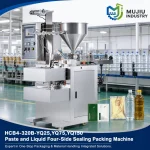 MUJIU HCB4-320B-YQ25/YQ75/YQ150 Automatic Paste and Liquid Four-Side Sealing Packing Machine Sachet Filling Machine - Main image 5
