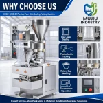 MUJIU HCB4-320B-Z2 Automatic Particle Four-Side Sealing Packing Machine Rotary Cup Dosing Sachet Filling Machine - Main image 3