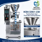 MUJIU HCB4-320C1-Z3D Automatic Particle Back-Seal Three-Side Packing Machine Rotary Cup Filling Bagging Machine - Main image 4