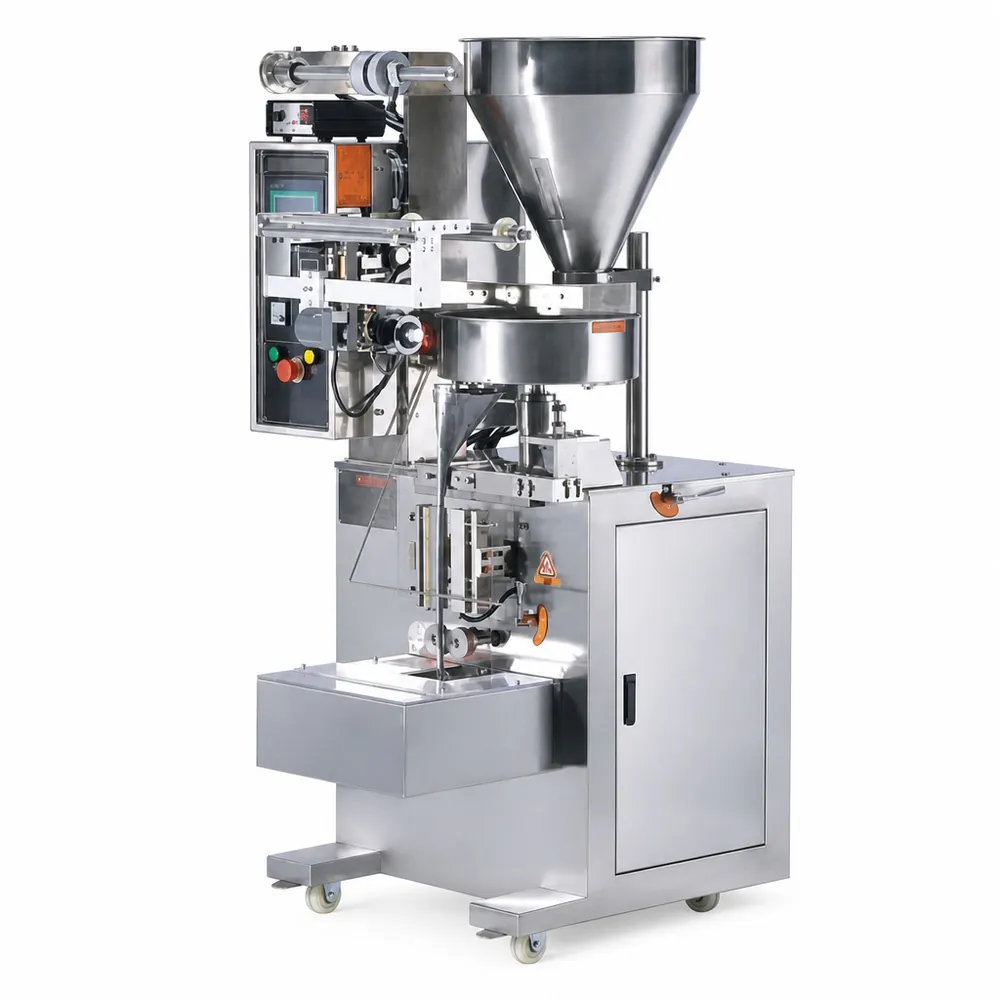 MUJIU HCB4-B120E-Z3D Automatic Triangle Bag Granule Packing Machine Rotary Cup Pyramid Sachet Filling Machine - Main image 1