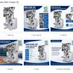 MUJIU HCB4-B120E-Z3D Automatic Triangle Bag Granule Packing Machine Rotary Cup Pyramid Sachet Filling Machine - Main image 6