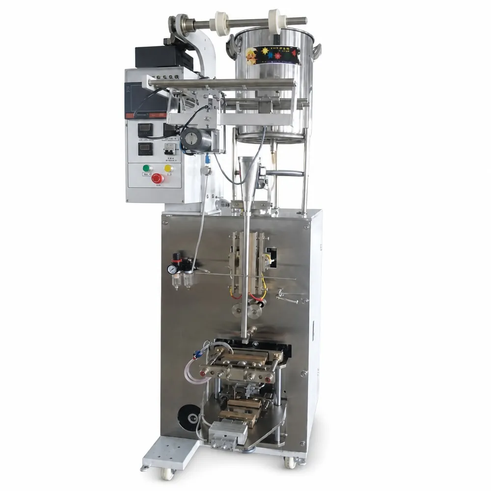 MUJIU HCB4-JL320C1-F Automatic Jelly Strip Vertical Packing Machine Self-flowing Feeding Back-Seal Sachet Machine - Main image 1