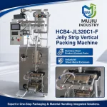 MUJIU HCB4-JL320C1-F Automatic Jelly Strip Vertical Packing Machine Self-flowing Feeding Back-Seal Sachet Machine - Main image 4