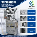HCB5-3015B Automatic 4 Side Seal Powder Screw Packing Machine Sachet Pouch Filler for Spices Coffee Milk Flour VFFS Packaging - Main image 3