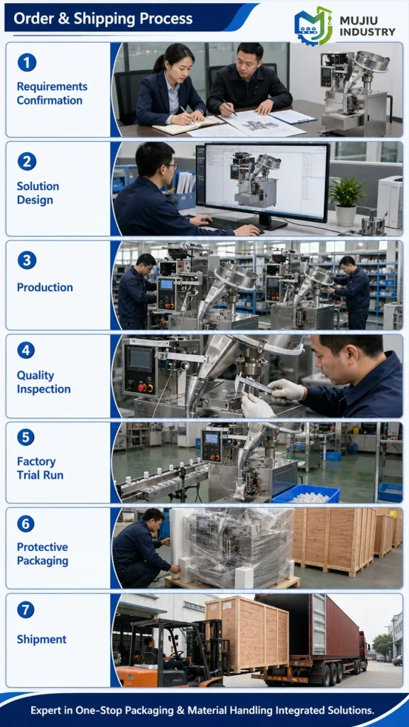 HCB5-3218C1-P1 Automatic Counting Packing Machine with Vibratory Bowl for Candies Hardware Components VFFS Sachet Filler - Detail image 6