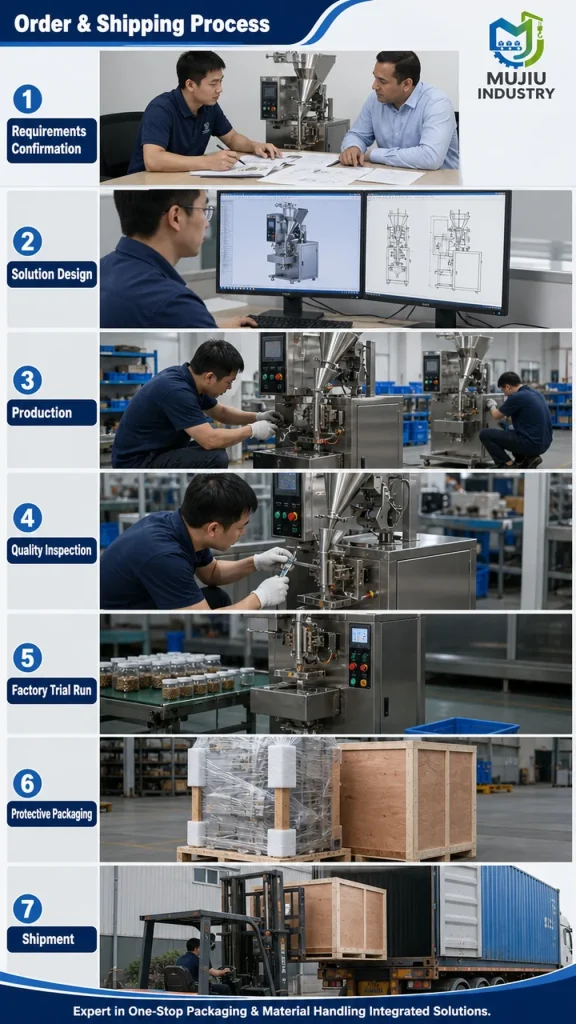 THB4-320AT Automatic Round-Corner Vertical Packing Machine for Sugar Oats Seasoning Sachet Pouch VFFS Filler - Detail image 6