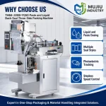 Automatic Liquid Paste Packing Machine Back Seal 3 Side Seal Sachet Pouch Filling Machine VFFS for Sauce Honey Shampoo - Main image 3