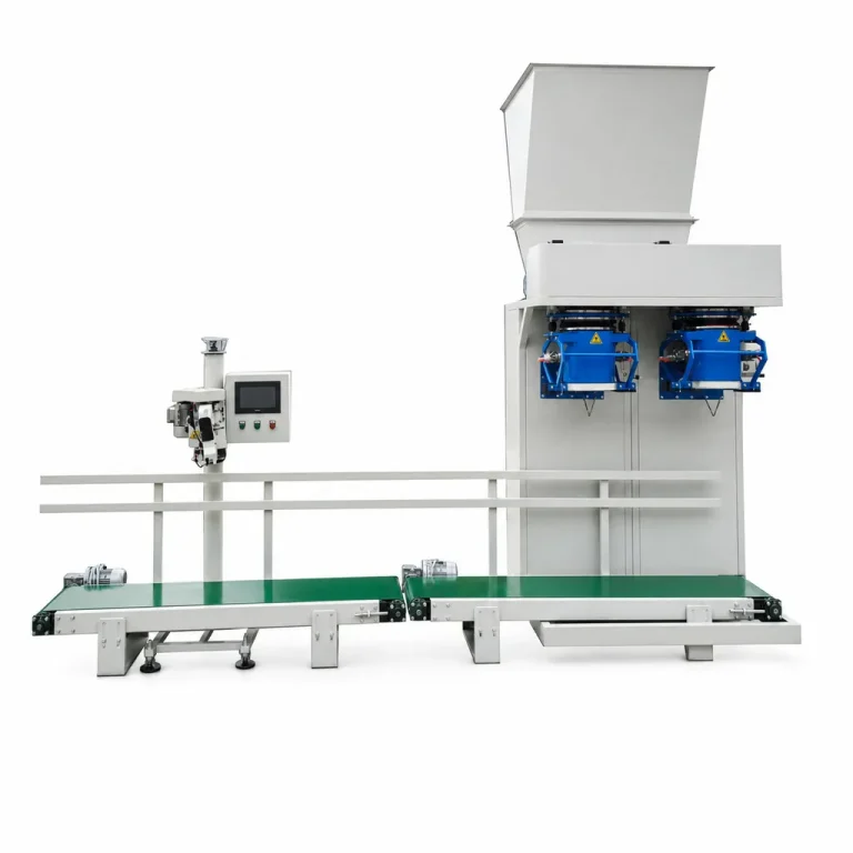 YZ-A25FJS Automatic Double Station Powder Packing Machine 25-60kg Heavy Bag Filler with Weighing Sewing Conveyor - Main image 1