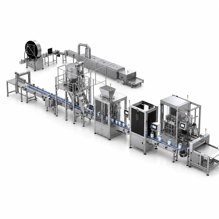 Fully Automatic Powder Can Filling Production Line Milk Protein Powder Sealing Packaging Custom Filling Machine - Main image 1