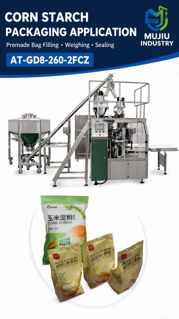 Automatic Double Head Powder Weighing Feeding Bag Packaging Machine Premade Bag Filling Sealing Equipment for Powder Packing - Detail image 5