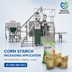 Automatic Double-Head 1-3kg Powder Bag Packaging Machine AT-GD8-300-2FCZ for Corn Starch Flour - Main image 4
