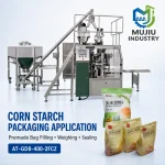 Automatic Double-Head 1-5kg Powder Bag Packaging Machine AT-GD8-400-2FCZ for Large Starch Flour Pouch - Main image 4