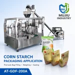 Automatic Premade Pouch Powder Packaging Machine AT-GDF-200A 5-1500g Rotary Pouch Filler Sealer for Corn Starch Flour - Main image 4