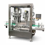 MUJIU Dual Head Rotary Automatic Filling Machine AT-FZP-01 Adjustable Speed 2-30ml Glass Vials Tubes Food Packaging Gear-Driven - Main image 1