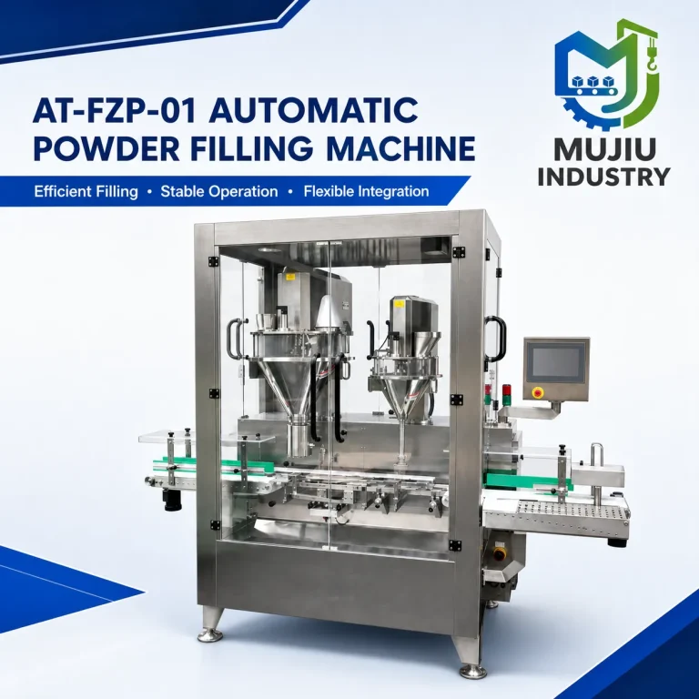 MUJIU Dual Head Rotary Automatic Filling Machine AT-FZP-01 Adjustable Speed 2-30ml Glass Vials Tubes Food Packaging Gear-Driven - Main image 2