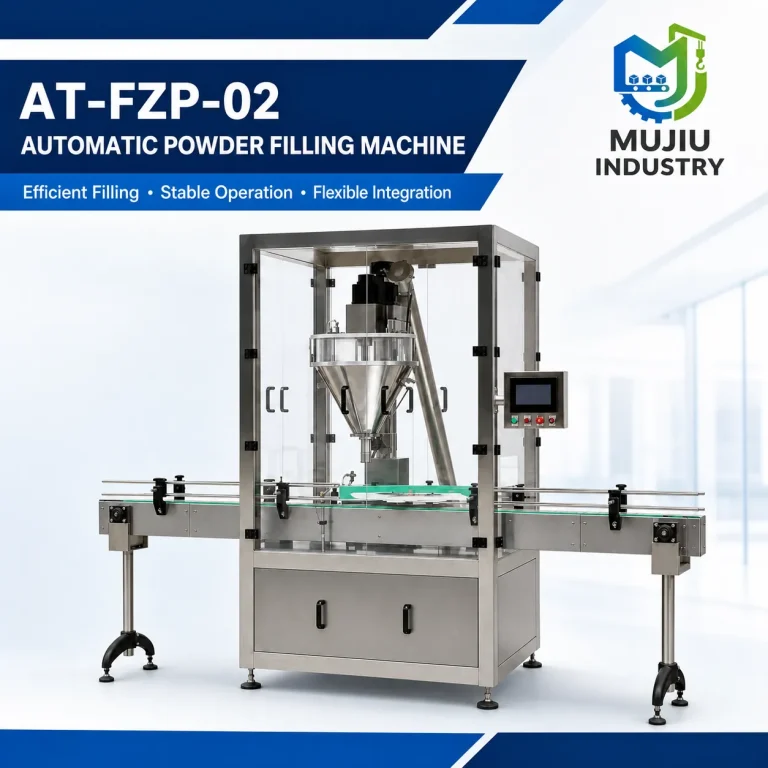 AT-FZP-02 Automatic Dual Heads Rotary Powder Filling Machine 1-2000g High Precision Glass Vial Filling Equipment Touch Screen - Main image 2