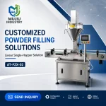 Automatic Linear Single Head Powder Filling Machine 10-2000g Auger Filler for Cans Vials Bottles & Jars 1% Accuracy 0-60/min - Main image 6