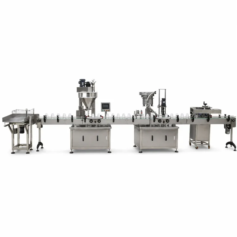 Fully Automatic Powder Bottle Filling Capping Production Line 5-2000g High Precision Plastic Can Machine Customizable - Main image 1