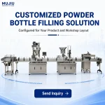 Fully Automatic Powder Bottle Filling Capping Production Line 5-2000g High Precision Plastic Can Machine Customizable - Main image 6