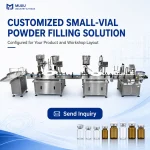 Dual Rotary PLC Gear Pump Small Vial Powder Filling Line High Precision 0.5-50g Energy Saving Vial Packing Equipment for Food - Main image 6
