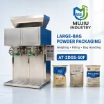 Automatic Double-Helix 5-50kg Powder Filling Machine AT-2DGS-50F Twin Outlet Bagging Machine for High Output - Main image 4