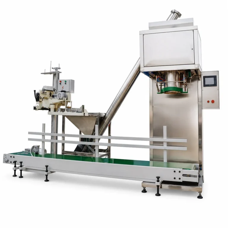 Automatic 5-50kg Powder Weighing and Filling Packaging Line AT-DGS-50F Integrated Bagging Machine for Starch Chemical - Main image 1
