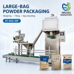Automatic 5-50kg Powder Weighing and Filling Packaging Line AT-DGS-50F Integrated Bagging Machine for Starch Chemical - Main image 4