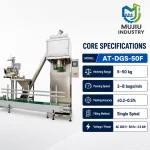 Automatic 5-50kg Powder Weighing and Filling Packaging Line AT-DGS-50F Integrated Bagging Machine for Starch Chemical - Main image 5