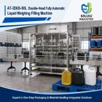 Automatic 2-Head Liquid Weighing Filling Machine 5-50kg AT-2DGS-50L Industrial Pail Drum Filler for Oil Detergent Fertilizer - Main image 4