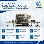 Automatic 2-Head Liquid Weighing Filling Machine 5-50kg AT-2DGS-50L Industrial Pail Drum Filler for Oil Detergent Fertilizer - Main image 5