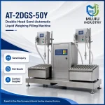 Semi-Automatic 2-Head Liquid Weighing Filling Machine 5-50kg AT-2DGS-50Y Industrial Pail Drum Filler for Oil Detergent - Main image 6