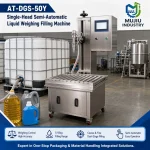 Semi-Automatic Single-Head Liquid Weighing Filling Machine 5-50kg AT-DGS-50Y Industrial Pail Drum Filler for Oil Detergent - Main image 4
