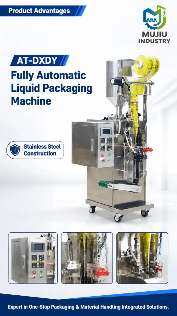Automatic Liquid Sachet Packing Machine 1-50ml AT-DXDY Fully Automatic Honey Ketchup Sauce Pouch Packaging Machine - Detail image 4