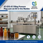 Automatic Bottle Filling Pressure Plug Pressing Screw Capping Machine 30-1000ml AT-GYS-4Y Integrated Liquid Filler - Main image 4