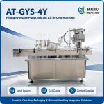 Automatic Bottle Filling Pressure Plug Pressing Screw Capping Machine 30-1000ml AT-GYS-4Y Integrated Liquid Filler - Main image 6
