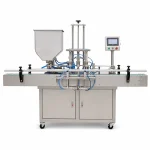 Automatic 2-Nozzle Granule Sauce Filling Machine 100-1000ml AT-KLJ-L2 Piston Paste Filler with Agitated Hopper - Main image 1