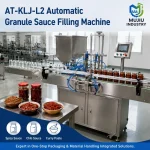 Automatic 2-Nozzle Granule Sauce Filling Machine 100-1000ml AT-KLJ-L2 Piston Paste Filler with Agitated Hopper - Main image 4