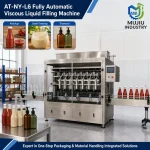 Automatic 6-Nozzle Viscous Liquid Filling Machine AT-NY-L6 Fully Automatic Anti-Drip Bottle Filler for Sauce Shampoo - Main image 4