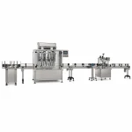Automatic Servo Piston Filling Line 100-1000ml Integrated Bottle Feeding Capping Machine for Sauce Honey Shampoo - Main image 1
