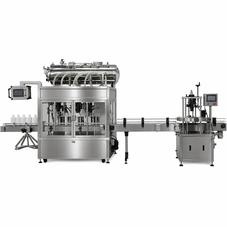 Automatic 6-Head Servo Piston Tracking Filling Machine Integrated Continuous Bottling Line for Shampoo Detergent - Main image 1