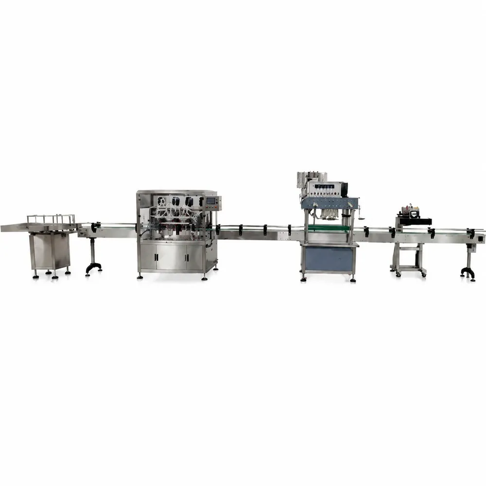Automatic Peristaltic Pump Filling Capping Line 100-1000ml Integrated Bottle Filler for Essential Oil Syrup - Main image 1