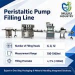 Automatic Peristaltic Pump Filling Capping Line 100-1000ml Integrated Bottle Filler for Essential Oil Syrup - Main image 5