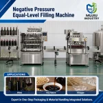 Automatic 12-Head Negative Pressure Equal-Level Filling Machine for Wine Soy Sauce Vinegar Integrated Capping Line - Main image 4