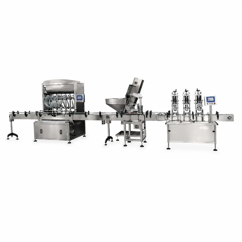 Automatic Chili Sauce Filling Capping Labeling Production Line 30-1000ml Integrated Piston Filler for Beef Sauce Jam - Main image 1