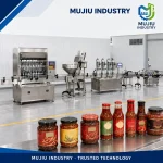 Automatic Chili Sauce Filling Capping Labeling Production Line 30-1000ml Integrated Piston Filler for Beef Sauce Jam - Main image 4