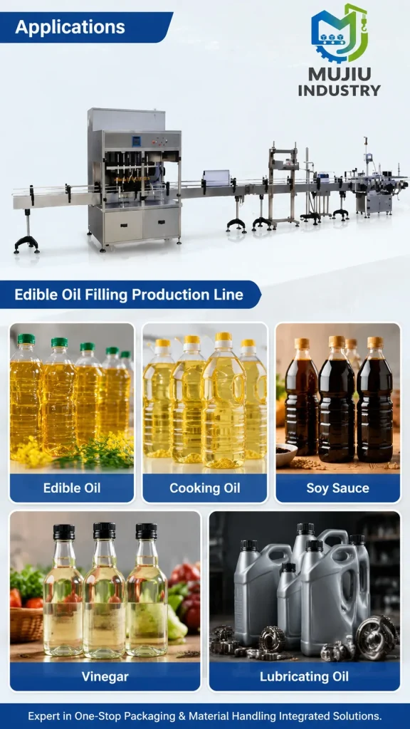 Automatic Edible Oil Filling Production Line 500-6000ml Roots Flowmeter Integrated Bottling Machine for Cooking Oil - Detail image 5